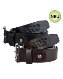 Ledergürtel schwarz und braun